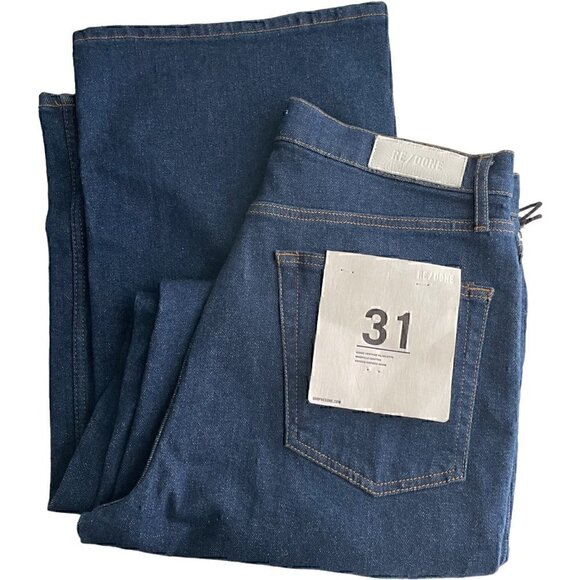 RE/DONE Jeans 70's Ultra High Rise Wide Leg Rigid Like - Picture 3 of 6
